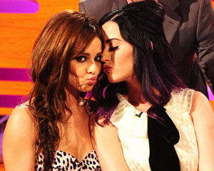 Cheryl Cole and Katy Perry (© Press Association)